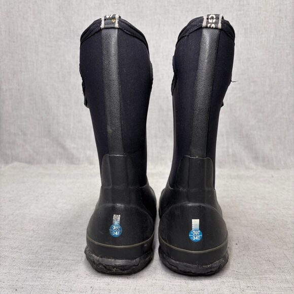BOGS Unisex Waterproof Insulated Rubber & Neoprene Winter Rain Boot Kids Size 5 - Picture 5 of 10